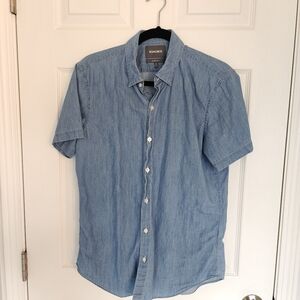 Bonobos Tailored Slim Fit Medium Short Sleeve Button-Up